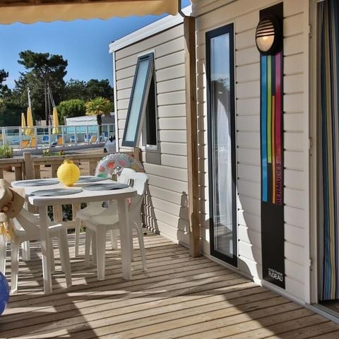 Mobilheim 5 personen - Bleu Lagon Duo Contemporain 3 Pièces 5 Personnes