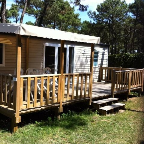 Mobilhome 5 personnes - Bleu Lagon Duo Authentique 3 Pièces 5 Personnes