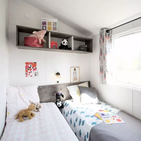 Mobilheim 5 Personen - Mobil Home Premium 3 Zimmer 5 Personen Klimatisiert + TV