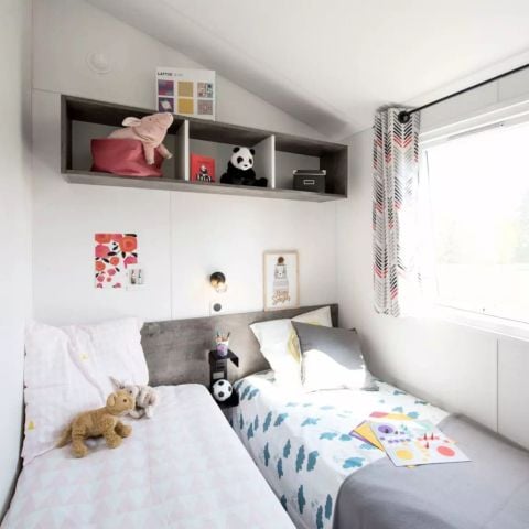 Stacaravan 5 personen - Stacaravan Premium 3 kamers 5 personen Airconditioning + TV