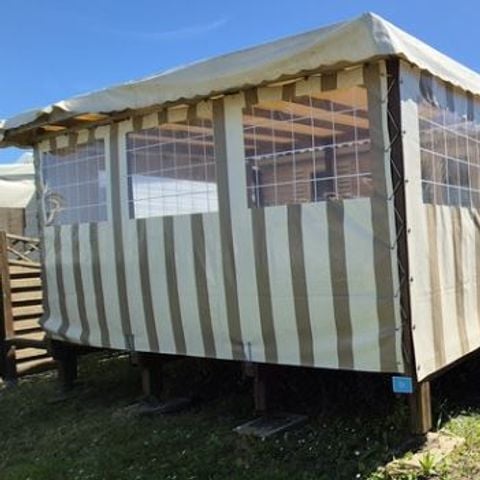 MOBILHOME 4 personas - Mobil Home Aqua 2 hab 4 pers Terraza Semicubierta TV