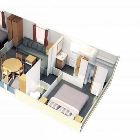 Stacaravan 4 personen - COMFORT VOORRECHT