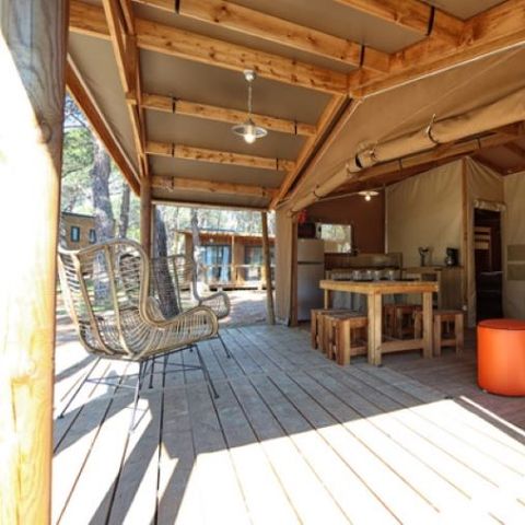 Safarizelt 4 Personen - LODGE ohne Sanitäranlagen