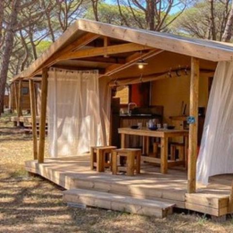 Safarizelt 4 personen - LODGE ohne Sanitäranlagen
