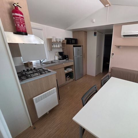 MOBILHOME 6 personas - Confort | 3 Dormitorios | 6 Pers | Terraza Individual | 1 Baño | Aire Acondicionado