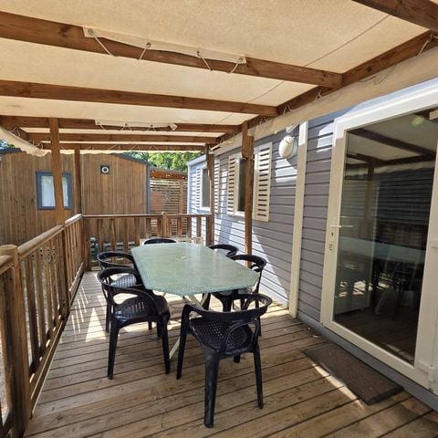 MOBILE HOME 6 people - Mobile-home | Comfort | 3 Bedrooms | 6 Pers. | Raised terrace | Air conditioning