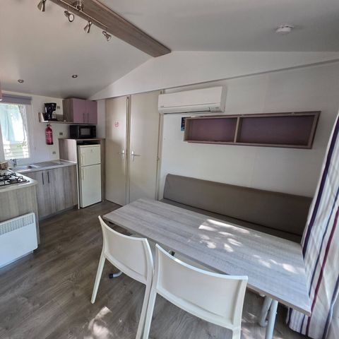 Mobilheim 4 Personen - Comfort | 2 Schlafz. | 4 Pers. | Einfache Terrasse | Klimaanlage