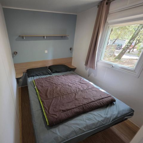 Mobilheim 6 Personen - Comfort | 3 Zi. | 6 Pers. | Terrasse Einzelzimmer | 1 Bad | Klimaanlage