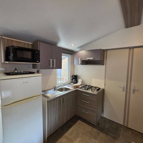 Mobilheim 6 Personen - Comfort | 3 Zi. | 6 Pers. | Erhöhte Terrasse | Clim.