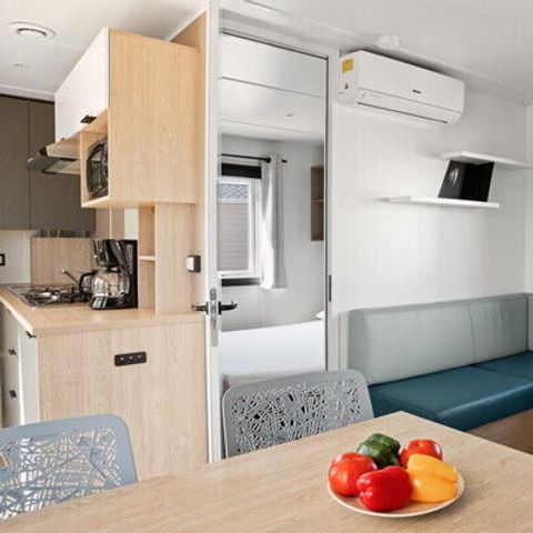 Mobile home 6 persons - Mobil-home | Classic XL | 3 Bedrooms | 6 Pers. | Raised terrace not covered | Air conditioning