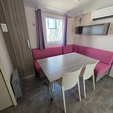 Stacaravan 6 personen - Klassiek | 3 slaapkamers | 6 pers | Verhoogd terras | Airconditioning