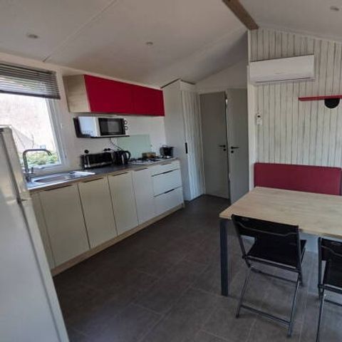 Mobile home 6 persons - Mobile-home | Comfort | 2 Bedrooms | 4/6 Pers. | Single terrace | Air-con.