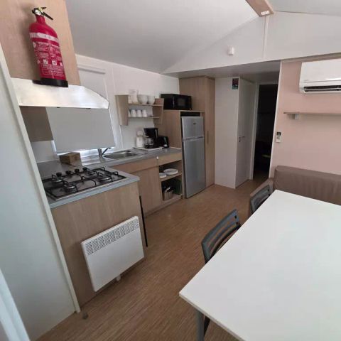 Mobile home 6 persons - Mobile-home | Comfort | 3 Bedrooms | 6 Pers. | Terrace Lounge | Clim.