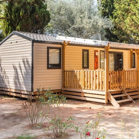 MOBILE HOME 8 people - Premium | 4 Bedrooms | 8 Pers | Lounge Terrace | 2 bathrooms | Air conditioning | TV