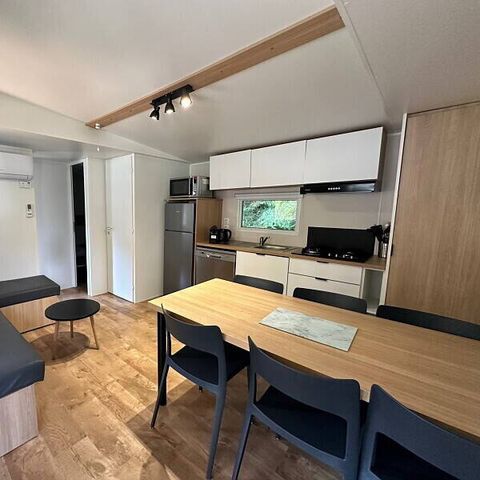 Mobilheim 6 Personen - Mobilheim | Premium | 3 Schlafz. | 6 Pers. | Terrasse Lounge | Clim.