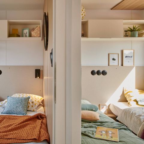 Mobile home 8 persons - Ultimate | 3 Bedrooms | 6/8 Pers. | Terrace Lounge | Outdoor kitchen | 2 bathrooms | Clim.