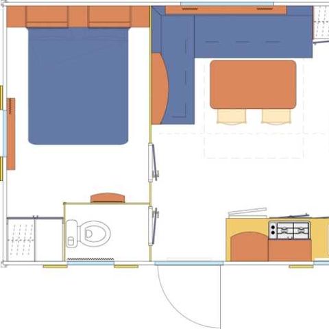 BUNGALOW 6 personnes - O'hara 724 (4/6 couchages)