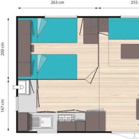 BUNGALOW 6 personnes - O'hara 834 (4/6 couchages)