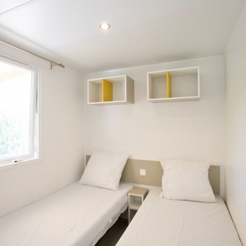 Stacaravan 6 personen - 2 slaapkamers