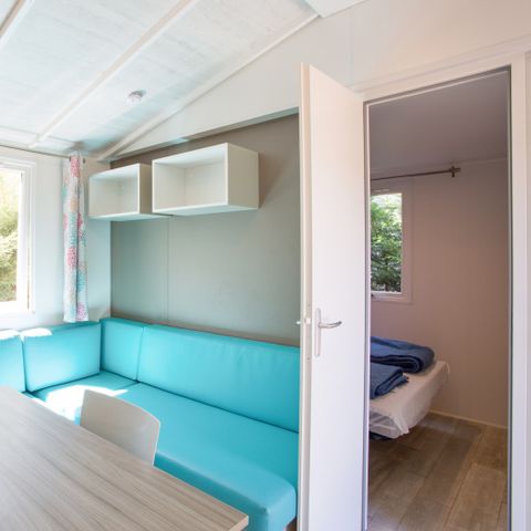Stacaravan 6 personen - 2 slaapkamers