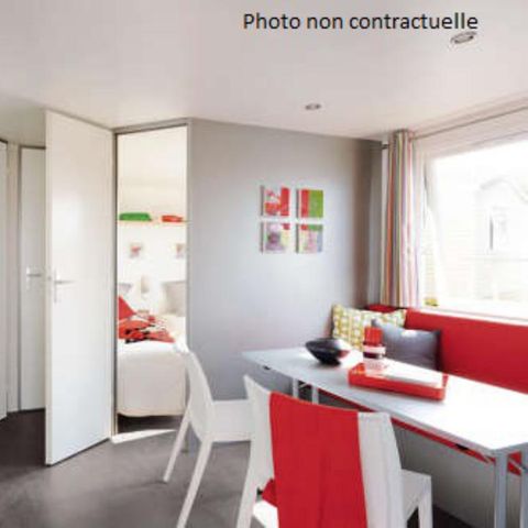Stacaravan 4 personen - Klassiek 2 slaapkamers Loggia Zondag