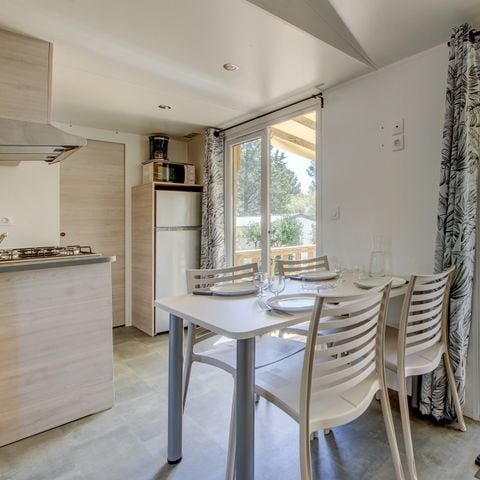 Mobilhome 6 personnes - Mobil-home | Comfort XL | 2 Ch. | 4/6 Pers. | Terrasse surélevée | Clim.
