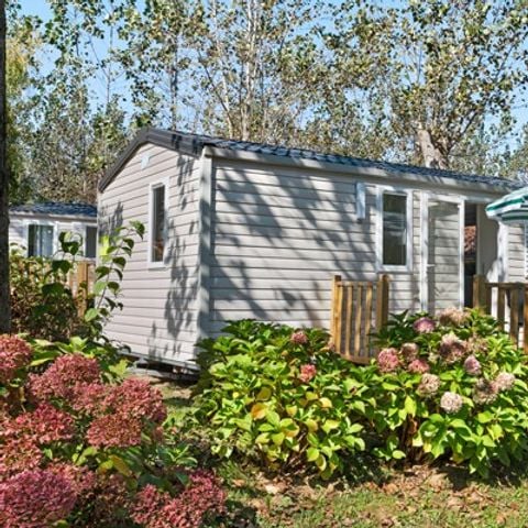 Stacaravan 4 personen - Mobile-home | Comfort XL | 2 slaapkamers | 4 pers. | Niet overdekt verhoogd terras