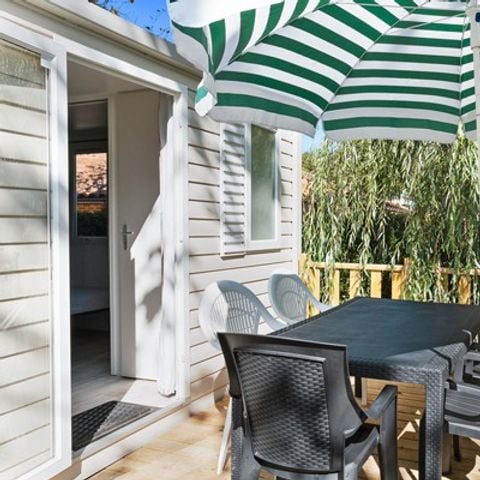 Mobilhome 4 personnes - Mobil-home | Comfort XL | 2 Ch. | 4 Pers. | Terrasse surélévée non couverte