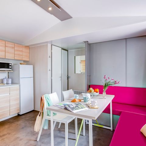 Mobile home 6 persons - COMFORT - 3 bedrooms - Air conditioning.
