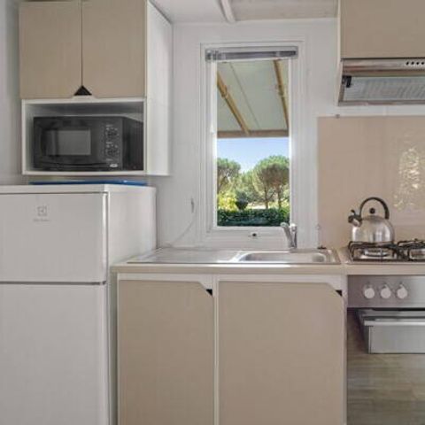 Mobile home 4 persons - Mobile-home | Comfort | 2 Bedrooms | 4 Pers. | Raised terrace | Air-con.