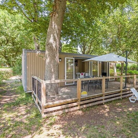 Mobilheim 4 Personen - Mobilheim | Comfort | 2 Zi. | 4 Pers. | Nicht überdachte Hochterrasse