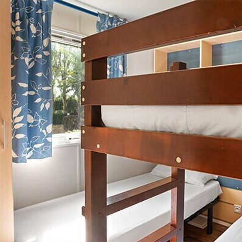 Stacaravan 6 personen - Mobile-home | Comfort | 2 Slaapkamers | 4/6 Pers. | Verhoogd terras | Airconditioning.