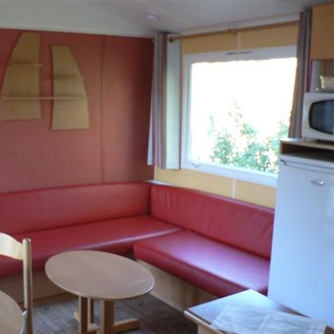 Mobilheim 6 personen - Titania 4/6 pers 2 Zimmer mit überdachter Terrasse