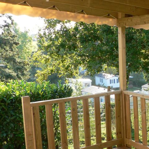 MOBILE HOME 8 people - IRM 3 bed mobile home with covered terrace