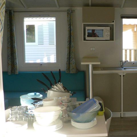 MOBILHOME 8 personas - IRM Casa móvil de 3 dormitorios con terraza cubierta