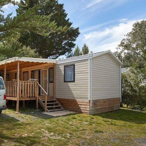 Mobilhome 8 personnes - Mobil-home 8 pers 4 ch 2 sdb avec terrasse couverte