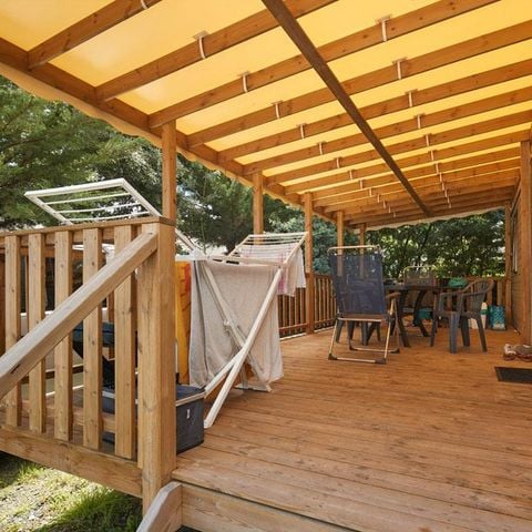 Mobilhome 8 personnes - Mobil-home 8 pers 4 ch 2 sdb avec terrasse couverte