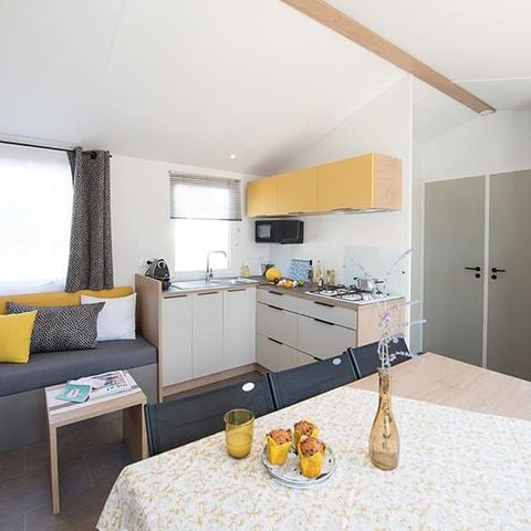 Mobilhome 8 personnes - Mobil-home 8 pers 4 ch 2 sdb avec terrasse couverte