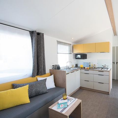Mobilhome 8 personnes - Mobil-home 8 pers 4 ch 2 sdb avec terrasse couverte