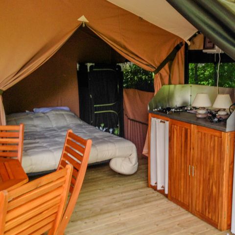 Bungalowzelt 5 Personen - VICTORIA (OHNE SANITÄRE EINRICHTUNGEN)