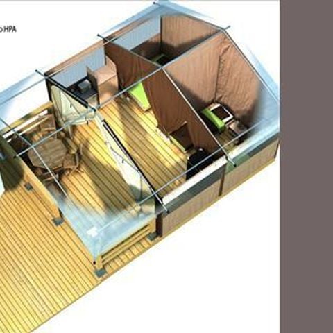 BUNGALOW IN TELA 5 persone - CANADA (SENZA SERVIZI IGIENICI)