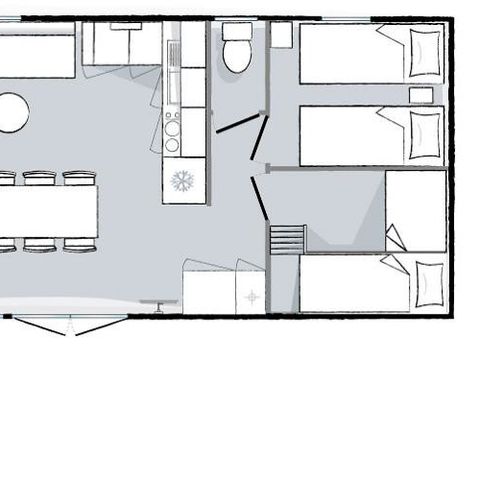 MOBILHOME 6 personas - BIOHÁBITAT