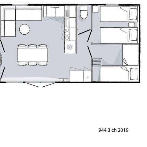 MOBILHOME 6 personas - BIOHÁBITAT