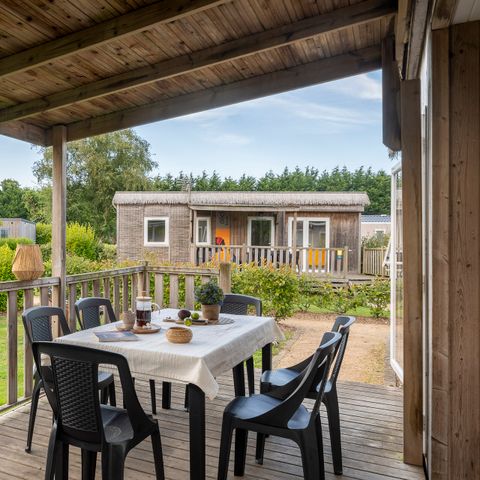 Mobilheim 6 Personen - EXOTIC 30m² - 2 Zimmer TV + Klimaanlage