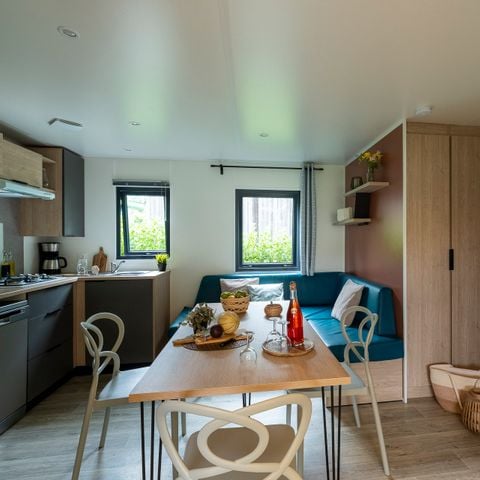Mobilhome 6 personnes - PRESTA+ 40m² Kids - 3 chambres - 2 salles de bain - TV - Clim