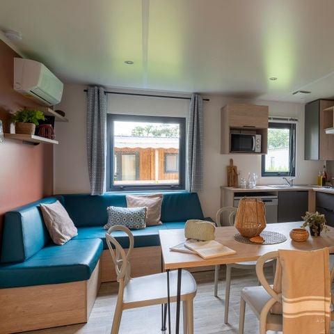 MOBILHOME 12 personnes - PRESTA+ 60m² Tribu 6 chambres 2 SdB TV + clim