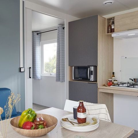 MOBILHOME 4 personas - PRESTA + 33m² PMR - 2 habitaciones TV + aire acondicionado