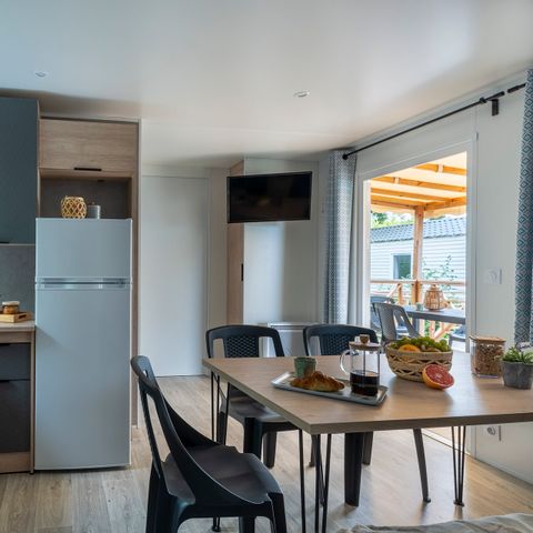 CASA MOBILE 4 persone - Casa mobile PRESTA + 33m² PMR - 2 camere da letto TV + aria condizionata