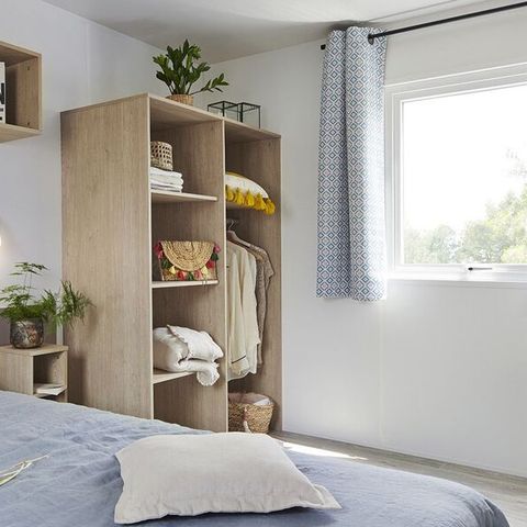 MOBILHOME 4 personas - PRESTA + 33m² PMR - 2 habitaciones TV + aire acondicionado