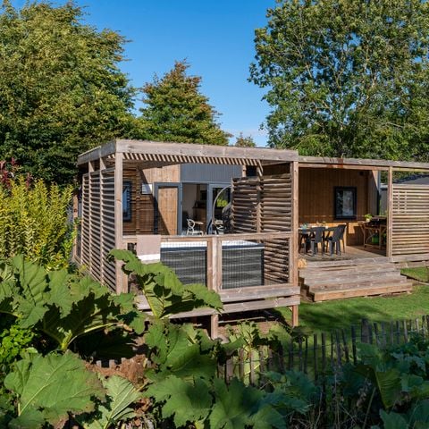 Stacaravan 6 personen - Prestige 2 badkamers, 1 jacuzzi